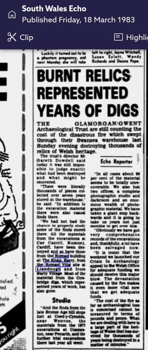South Wales Echo, 18 March 1983